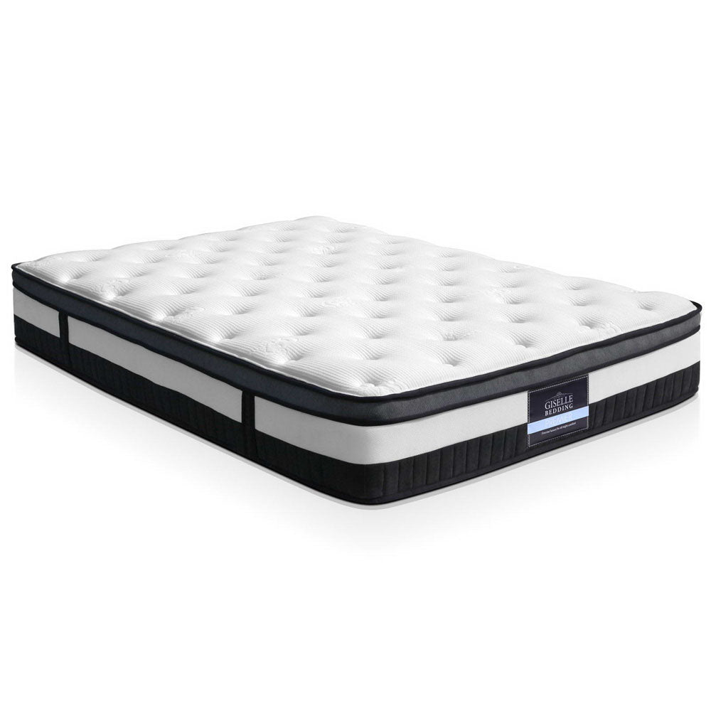Giselle Bedding Queen Size Cashmere Spring Foam Mattress 
