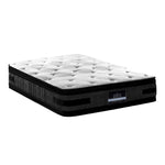 Giselle Bedding 36CM Queen Mattress 7 Zone Euro Top Pocket Spring Medium Firm Foam