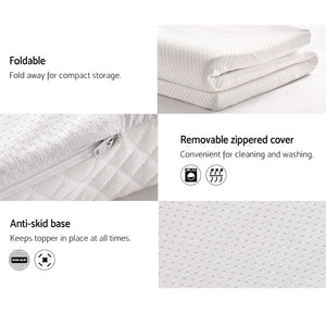 Double Size Memory Foam Mattress Topper