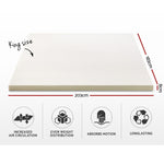 King Size Memory Foam Mattress Topper