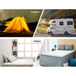 Giselle Bedding COOL GEL Memory Foam Mattress Topper BAMBOO Cover Queen 5CM Mat