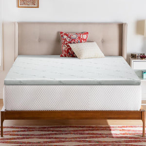 Giselle Bedding COOL GEL Memory Foam Mattress Topper BAMBOO Cover Queen 5CM Mat