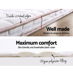 Giselle Bedding Memory Foam Mattress Topper Bed Underlay Cover King Single 7cm