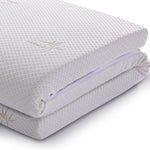 Giselle Bedding Bamboo Charcoal Memory Foam Mattress Topper Queen 8CM Underlay