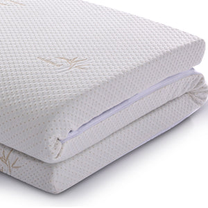 Giselle Bedding Bamboo Charcoal Memory Foam Mattress Topper Queen 8CM Underlay