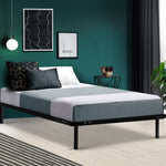 Artiss Single Size Metal Bed Frame - Black