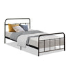 Artiss Metal Single Bed Frame - Black