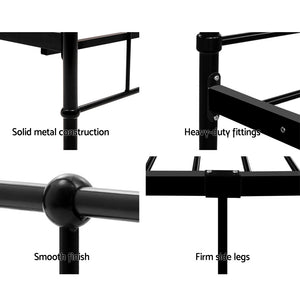 Artiss Metal Bed Frame SINGLE Metal Size Mattress Base Platform Foundation Black