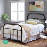Artiss Metal Bed Frame SINGLE Metal Size Mattress Base Platform Foundation Black