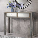 Artiss Mirrored Furniture Dressing Console Hallway Hall Table Drawers Sidebaord