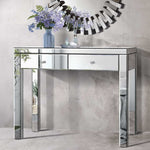 Artiss Mirrored Furniture Dressing Console Hallway Hall Table Sidebaord Drawers