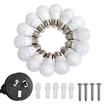 Embellir Make Up Mirror with LED Lights - Silver