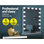 Embellir Hollywood Makeup Mirror With Light 15 LED Bulbs Lighted Frameless