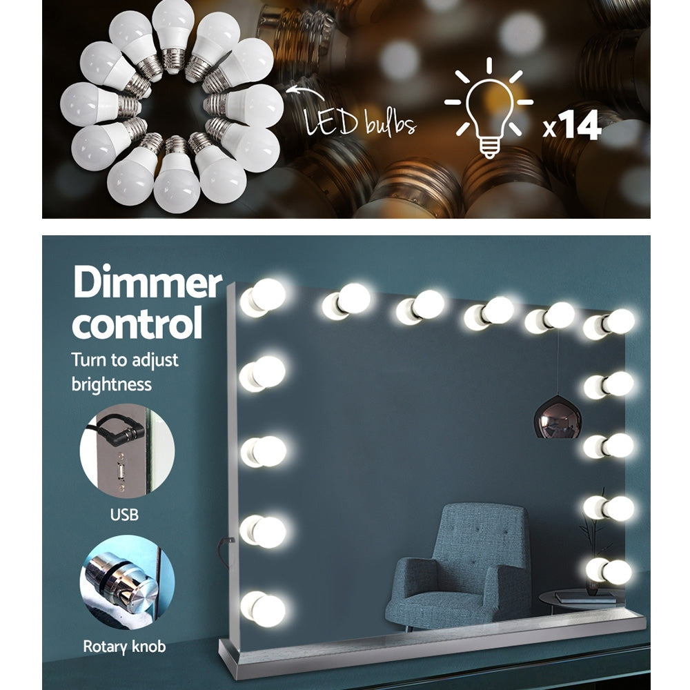 Embellir Holly Wood Make Up Mirror with LED Light Bulbs