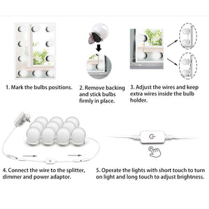 Mirror LED Lights Kit