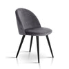 Artiss Velvet Modern Dining Chair - Dark Grey