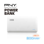 PNY (L8021) 8000mAh PowerPack Universal Rechargeable Battery Power Bank with output 2.1A, 5V