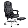 8 Point Reclining Message Chair - Black