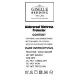 Giselle Bedding King Single Size Waterproof Bamboo Mattress Protector