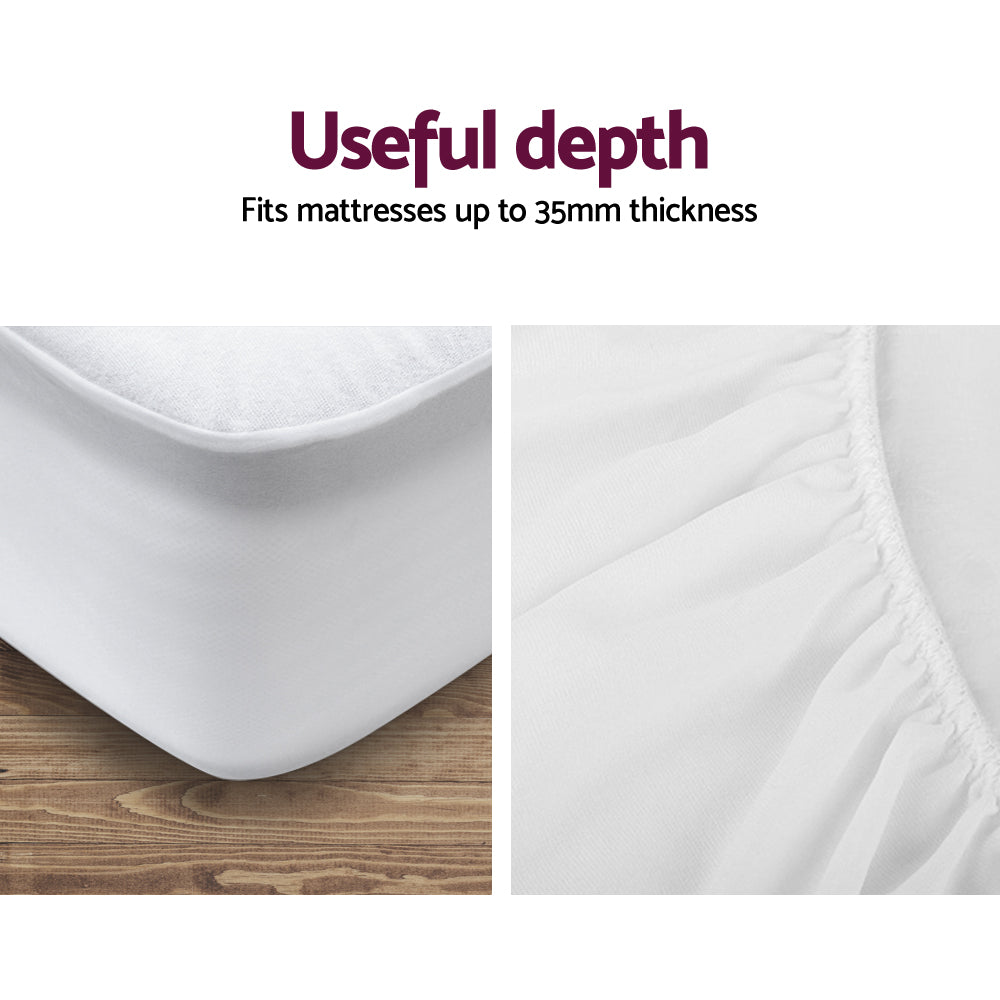 Giselle Bedding Double Size Non Woven Mattress Protector 