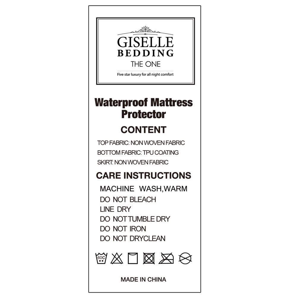 Giselle Bedding Double Size Non Woven Mattress Protector 