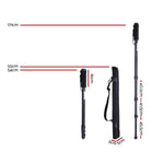 Weifeng Extendable Portable Camera Monopod Tripod - Black