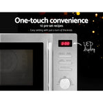 Midea 34L 2100W Electric Convetion Microwave Oven Kitchen Bench Silver