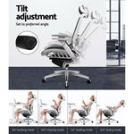 Artiss Office Chair Gaming Chair Computer Chairs Mesh Net Aluminium Alloy Black