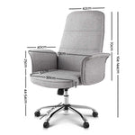 Fabric Office Desk Chair - Grey