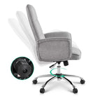 Fabric Office Desk Chair - Grey