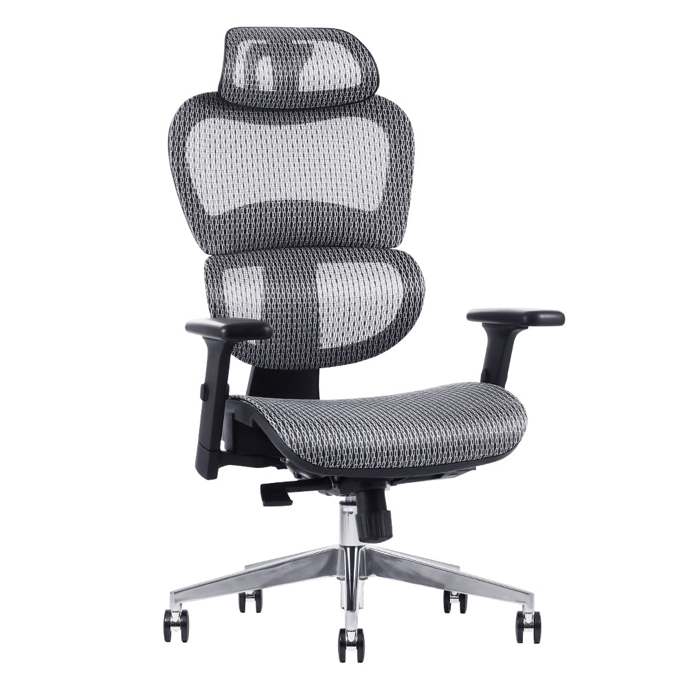 Artiss Office Chair Computer Gaming Chair Mesh Net Seat Grey