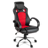 Racing Style PU Leather Office Desk Chair - Red