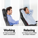 Racing Style PU Leather Office Desk Chair - Red