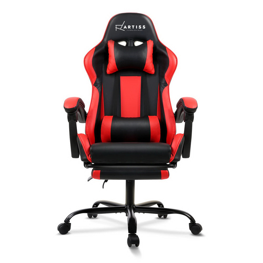 Gaming Office Chair Computer Seating Racer Black and Red