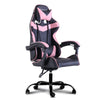 Artiss Office Chair Gaming Chair Computer Chairs Recliner PU Leather Seat Armrest Black Pink