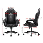 Artiss Gaming Office Chair Computer Chairs Leather Seat Racing Racer Meeting Chair Grey Camouflage