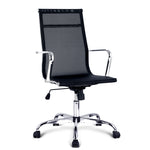 Artiss Mesh Reclining Armchair - Black