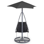 Gardeon Outdoor Swing Hammock Chair w/ Cushion Black