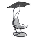 Gardeon Outdoor Swing Hammock Chair w/ Cushion Grey