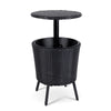 Bar Table Outdoor Setting Cooler Ice Bucket Storage Box Coffee Side Tables Party Pool Patio