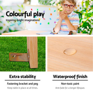 Keezi Kids Wooden Picnic Bench Set