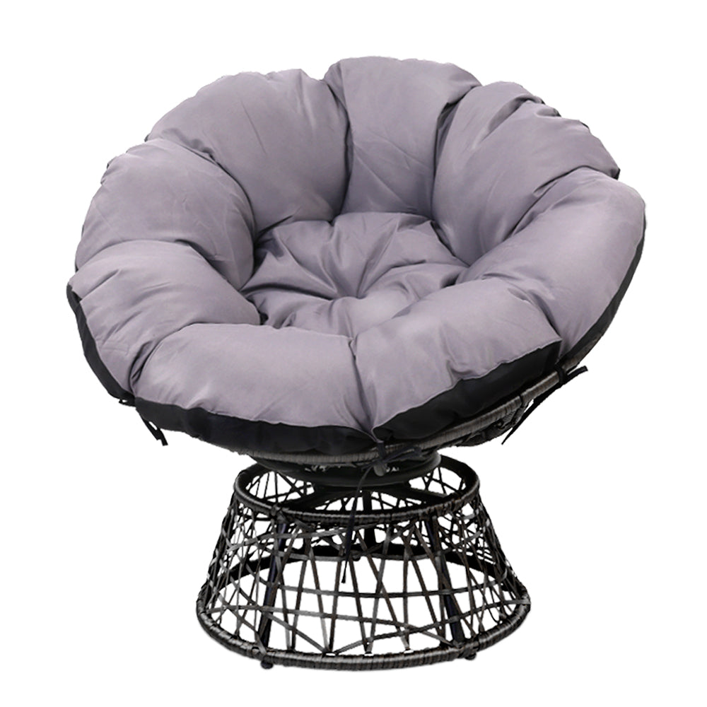 Gardeon Papasan Chair - Black