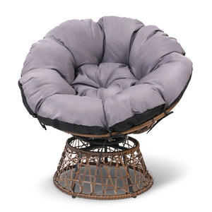 Gardeon Papasan Chair - Brown