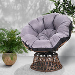 Gardeon Papasan Chair - Brown