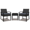 Gardeon 3-piece Outdoor Set - Black