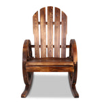 Gardeon Wagon Wheels Rocking Chair - Brown