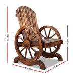 Gardeon Wooden Wagon Chair Outdoor