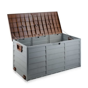 Giantz 290L Outdoor Storage Box - Brown