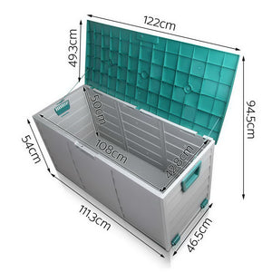 Giantz 290L Outdoor Storage Box - Green