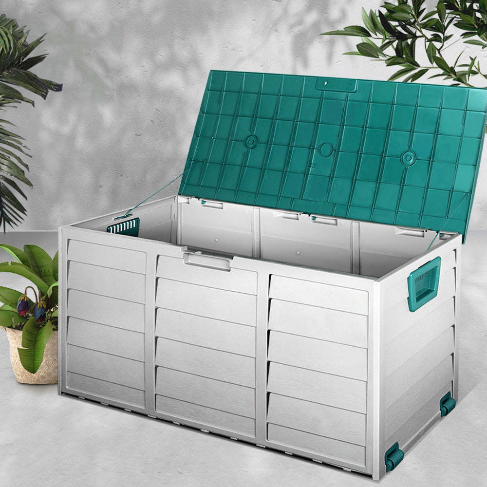 Giantz 290L Outdoor Storage Box - Green